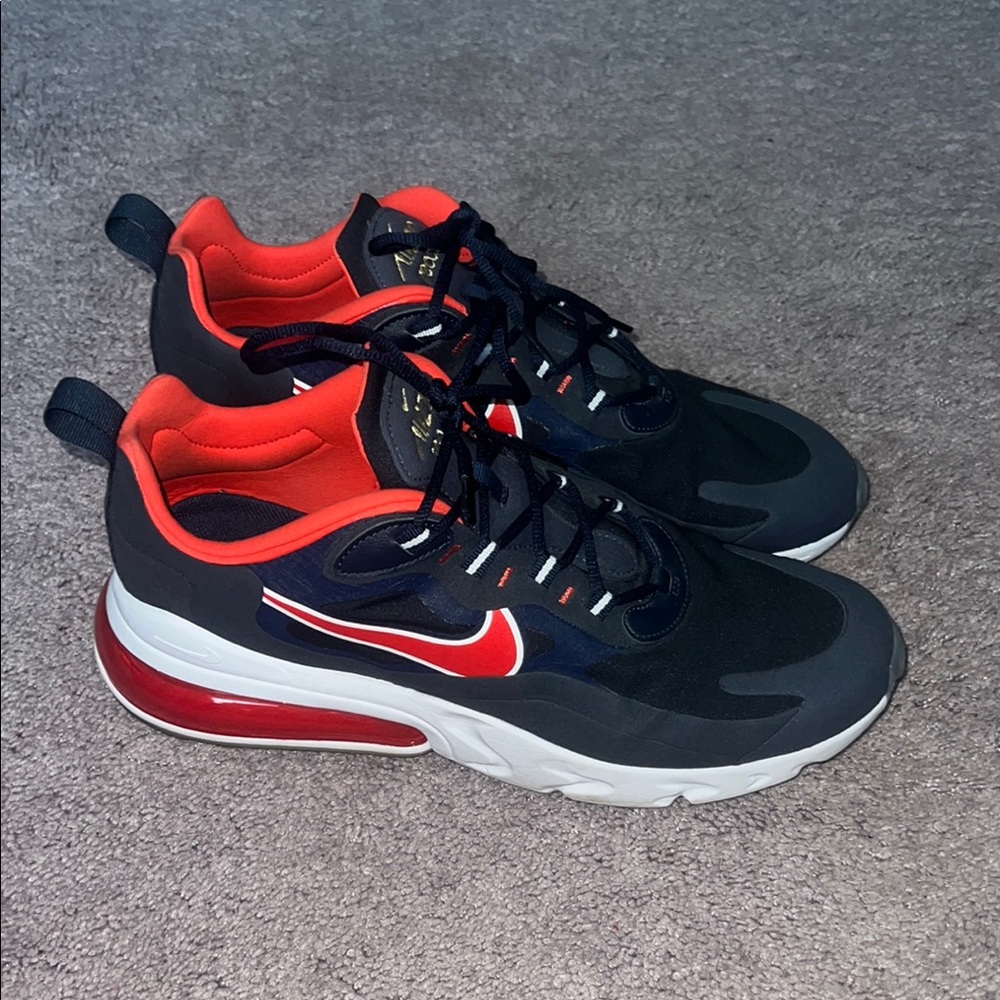 Nike Blue and Red Sneakers